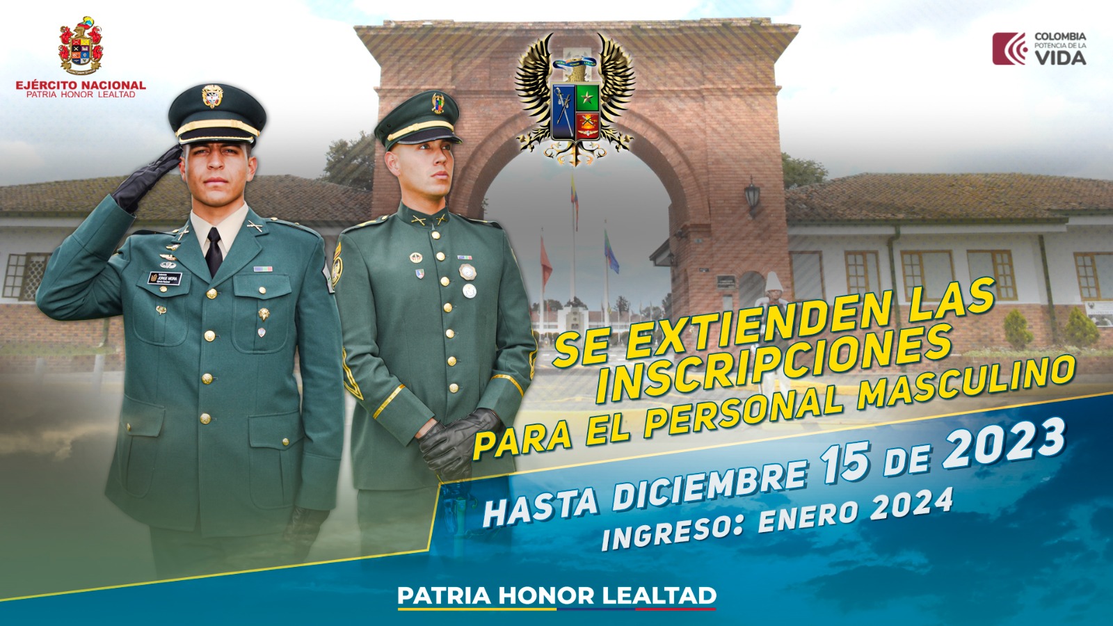 extensión convocatoria 2024-1 personal masculino